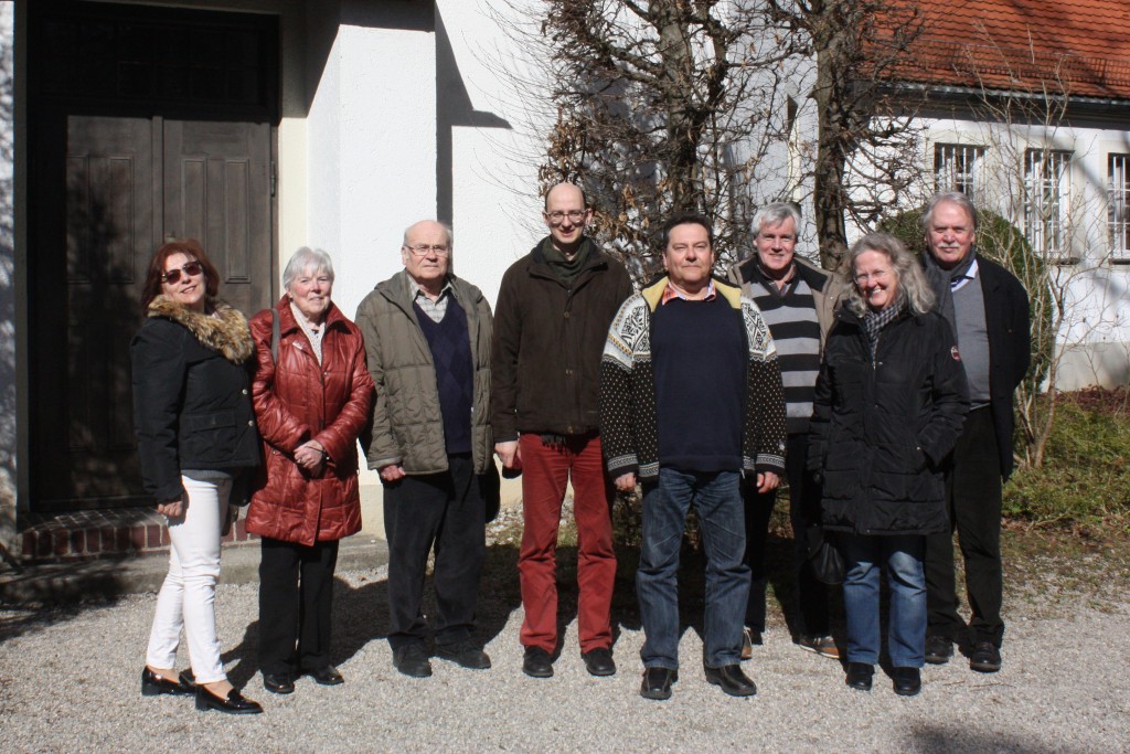 Glockenfahrt am 11. März 2017 mit Glockensachverständigen Matthias Roth (Mitte) und Architekt Professor Rüdiger Möller (rechts)