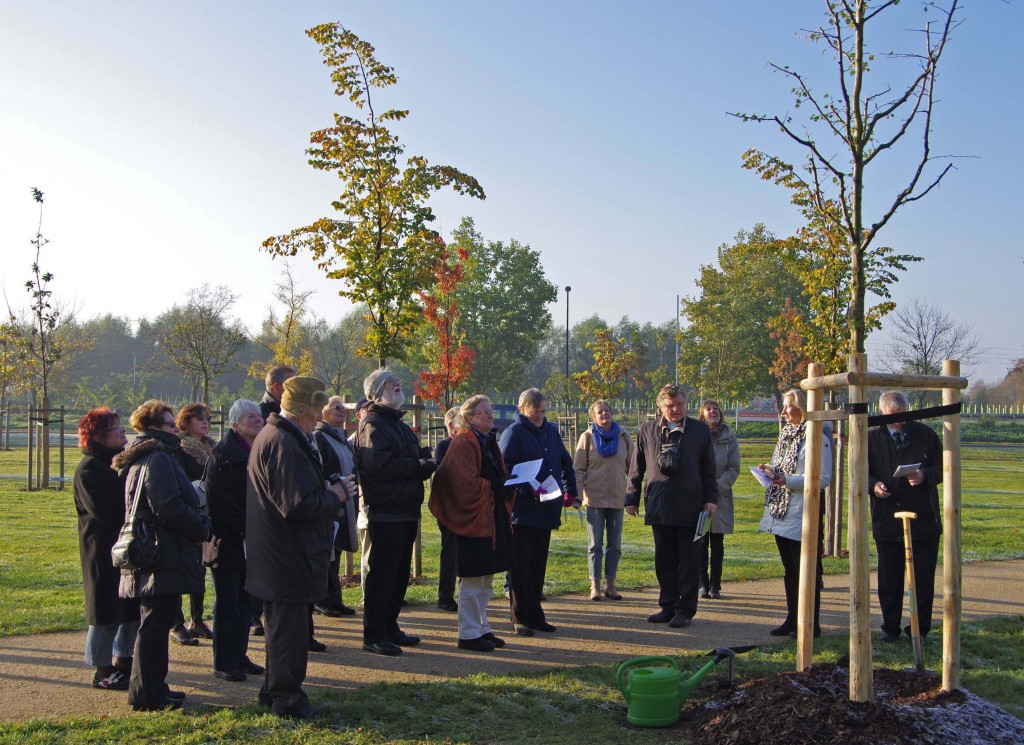 In Wittenberg wird unser Lutherbaum gepflanzt! (Oktober 2011)
